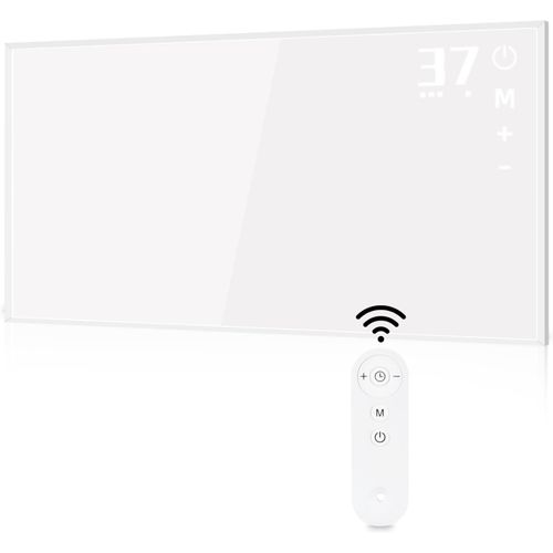 Chauffage Infrarouge 450W Mural Énergétiquement Efficace Avec Télécommande Pour Chambre Et Hôtel