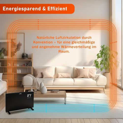 Chauffage électrique  2000w Radiateur Autonome Avec Télécommande Pour Chambres à Coucher