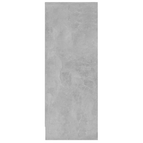 Armoire à Chaussures Gris Béton 60x35x92 Cm Bois D’ingénierie