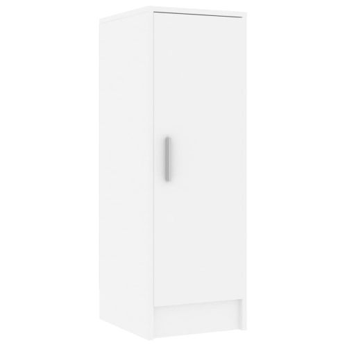 Armoire à Chaussures Blanc 32x35x92 Cm Aggloméré