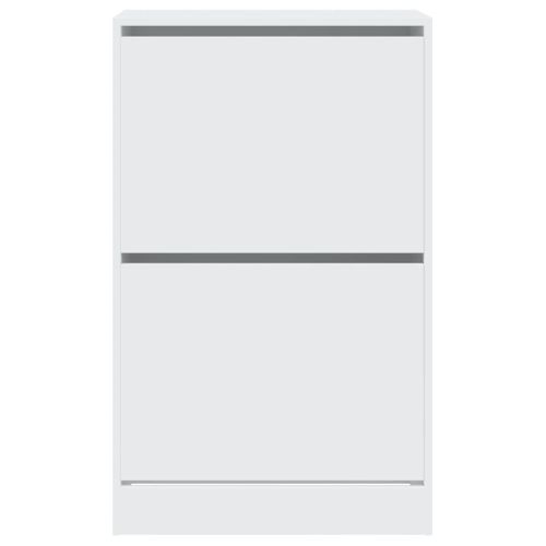 Armoire à Chaussures Blanc 60x34x96,5 Cm Bois D'ingénierie