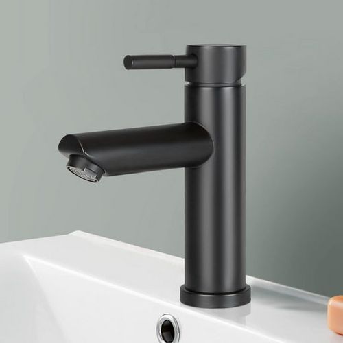 Robinet De Lavabo Noir Mitigeur Monocommande Haute Pression Pour Cuisine