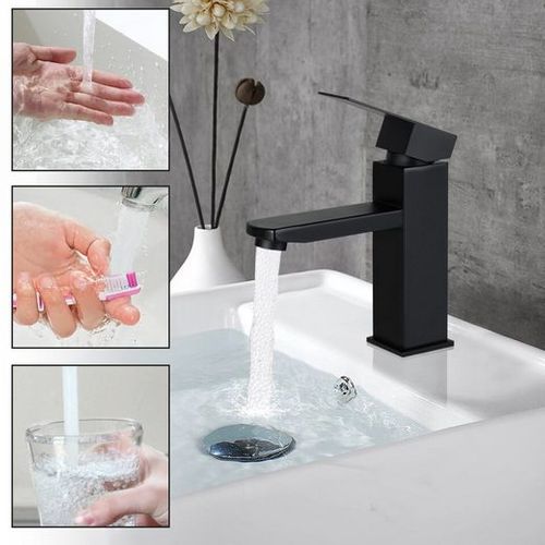 Robinet De Lavabo, Robinet De Salle De Bain Tige De Traction En Acier Inoxydable Haute Pression