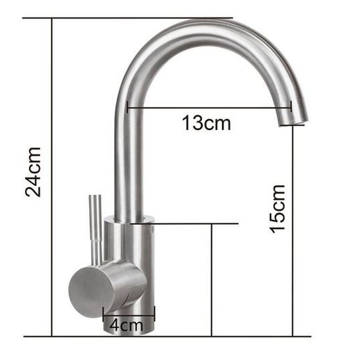 Robinet De Lavabo, Robinet De Lavabo Rotatif à Haute Pression Tige De Traction En Acier Inoxydable