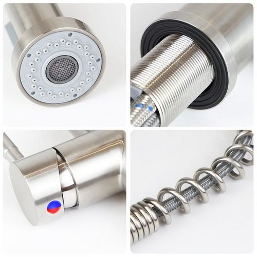 Robinet De Cuisine Argenté Robinet Douche Extensible Pivotant Cuisine Salle De Bain