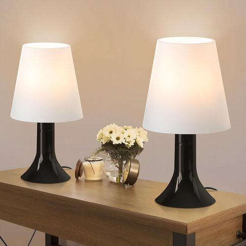 Lampe De Table Avec Câble - E14 Lampe De Table Lot De 2 Petite Lampe De Salon Table De Chevet