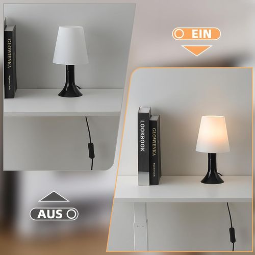 Lampe De Table Avec Câble - E14 Lampe De Table Lot De 2 Petite Lampe De Salon Table De Chevet