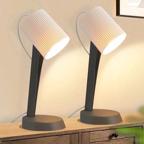 Lampe De Table De Style Campagnard Moderne Avec Câble De Salon Avec Interrupteur à Bascule
