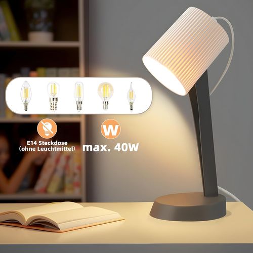 Lampe De Table De Style Campagnard Moderne Avec Câble De Salon Avec Interrupteur à Bascule