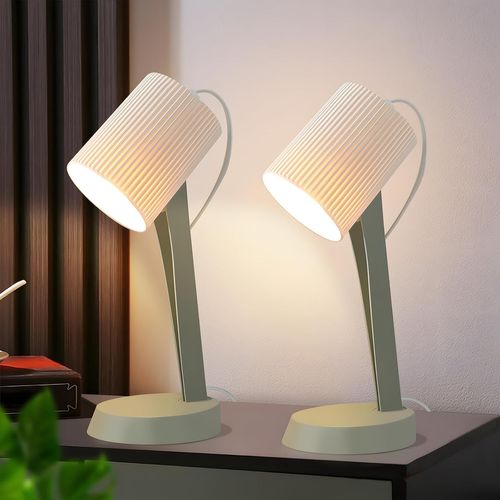 Lampe De Table Lot de 2 Moderne Avec Câble De Salon Avec Interrupteur à Bascule