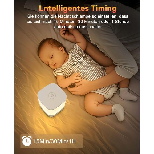 Lampe à Poser De Table LED Blanche Tactile Intensité Variable Sans Fil - Idéale Pour La Chambre