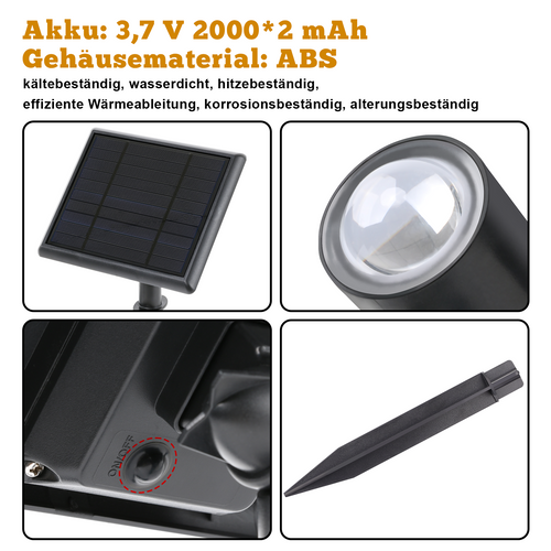 Projecteurs Solaires Pour Jardin Extérieur