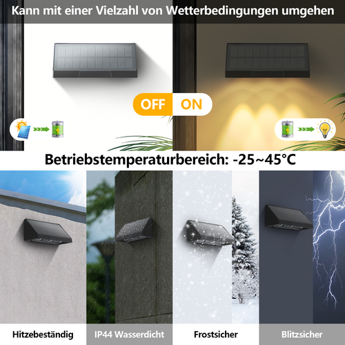 Lampes Solaires Extérieures Pour Jardin - Lot De 4