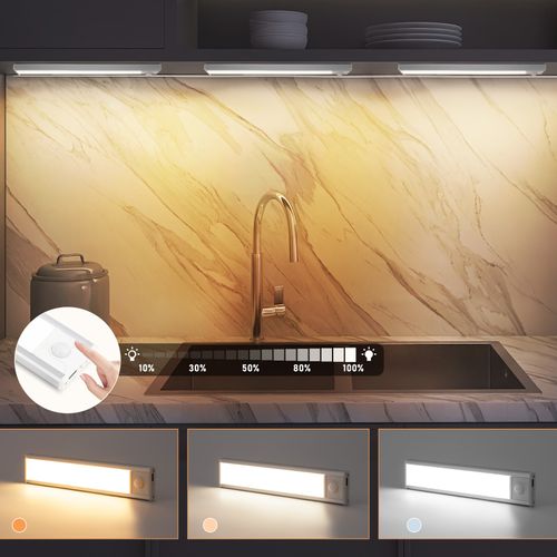 Lot De 2 Lampes LED Encastrables Avec Détecteur De Mouvement - 20 Cm