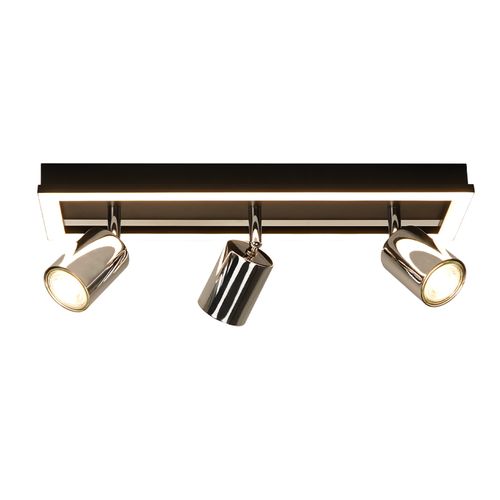 Spot LED De Plafond 3 Ampoules - Spots Gu10 Orientables 15 W 42 Cm