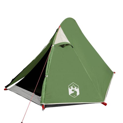 Tente De Camping à Dôme 2 Personne Vert Imperméable
