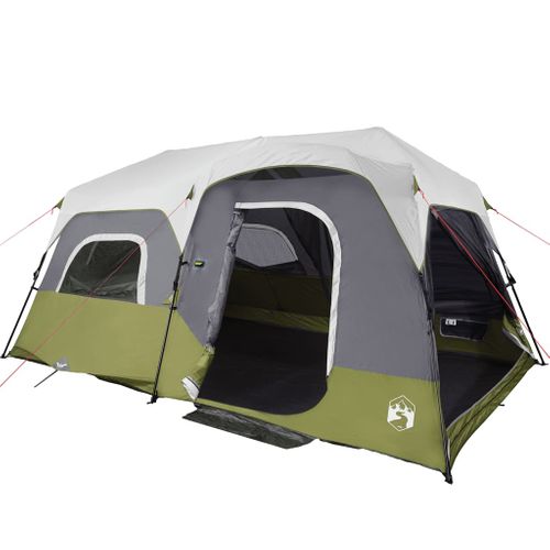 Tente Familiale Avec LED 9 Personnes Libération Rapide