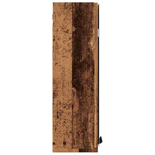 Armoire à Miroir De Salle De Bain Vieux Bois 64x20x66,5 Cm
