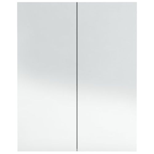 Armoire à Miroir De Salle De Bain 60x15x75 Cm Mdf Anthracite