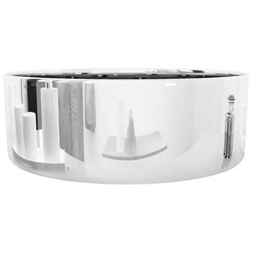 Lavabo 40 X 15 Cm Céramique Argenté