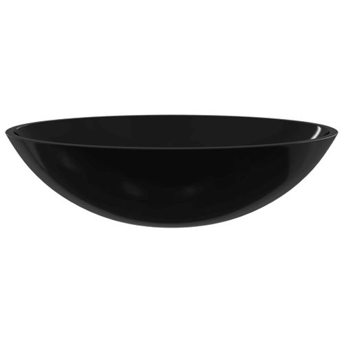 Lavabo Verre 50x37x14 Cm Noir