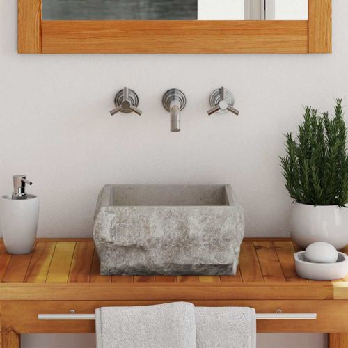 Lavabo Gris 30x30x13 Cm Marbre