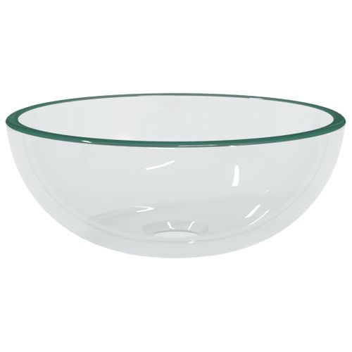 Lavabo Verre Trempé 30x12 Cm Transparent