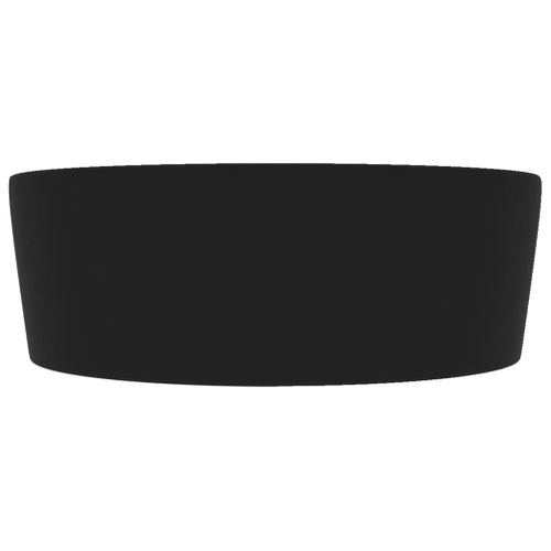 Lavabo De Luxe Avec Trop-plein Noir Mat 36x13 Cm Céramique