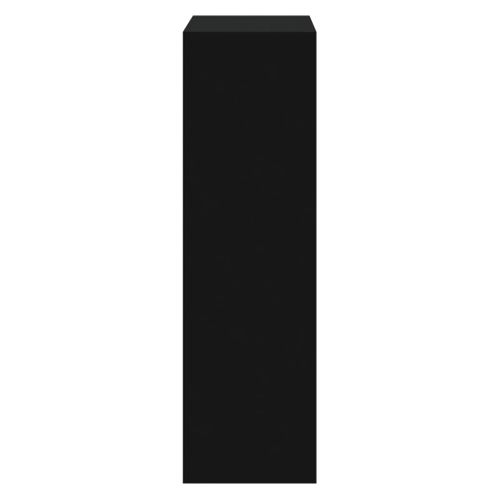 Armoire à Chaussures Noir 63x24x81 Cm Bois D'ingénierie