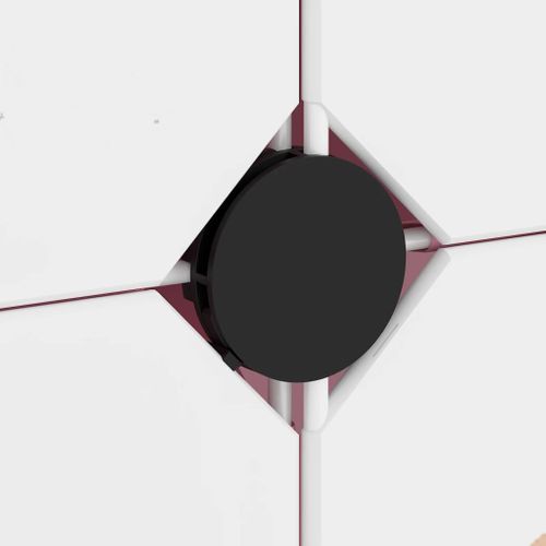 Armoire De Rangement Pour Enfants Avec 12 Cubes Rose Pp