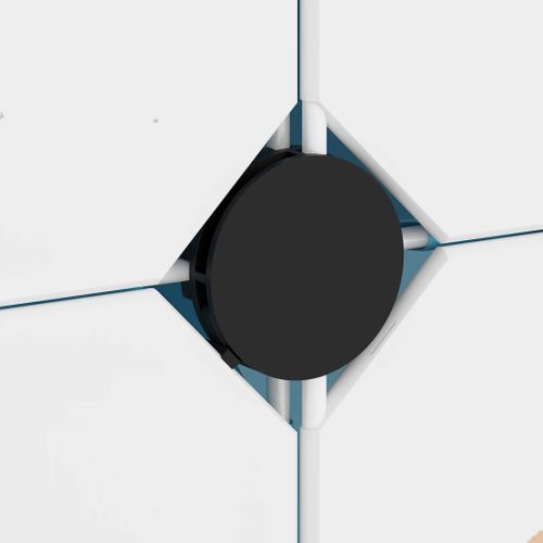 Armoire De Rangement Pour Enfants Avec 12 Cubes Bleu Pp