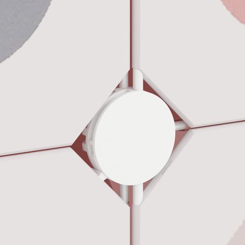 Armoire De Rangement Pour Enfants Avec 6 Cubes Rose Pp