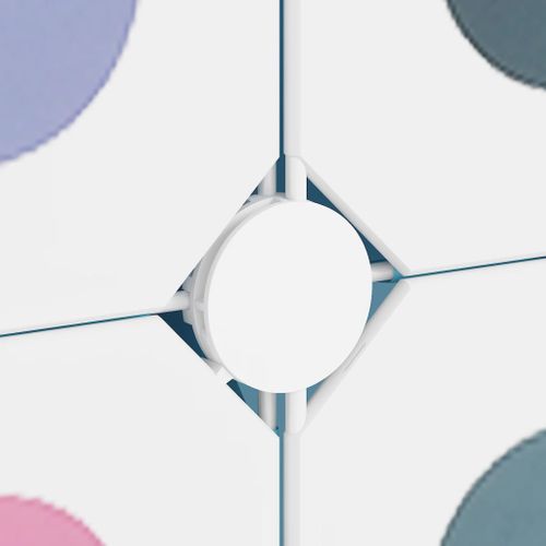 Armoire De Rangement Pour Enfants Avec 15 Cubes Bleu Pp