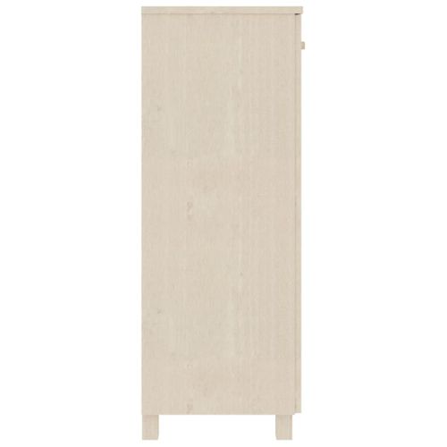 Armoire à Chaussures Marron Miel 85x40x108 Cm Pin Massif