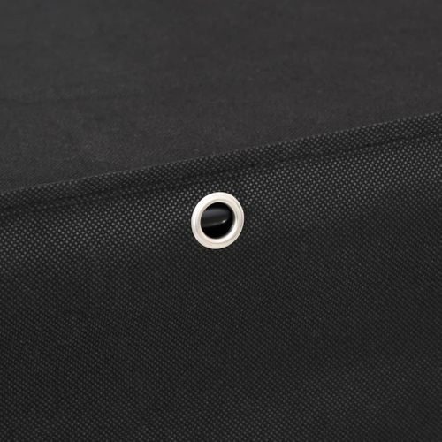 Armoire à Chaussures Noir 60x28x90 Cm Tissu