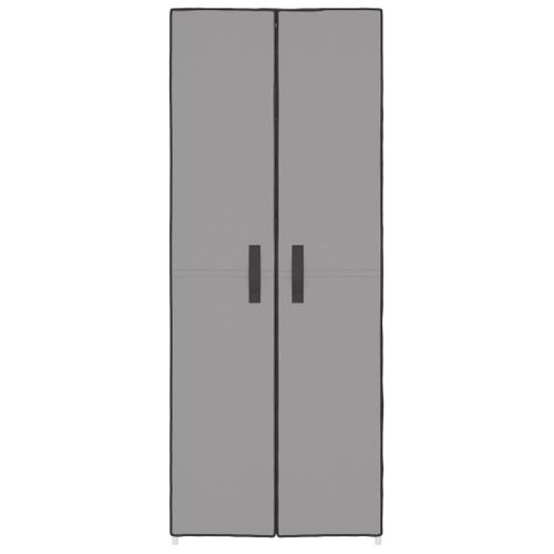 Armoire à Chaussures Gris 60x30x166 Cm Tissu