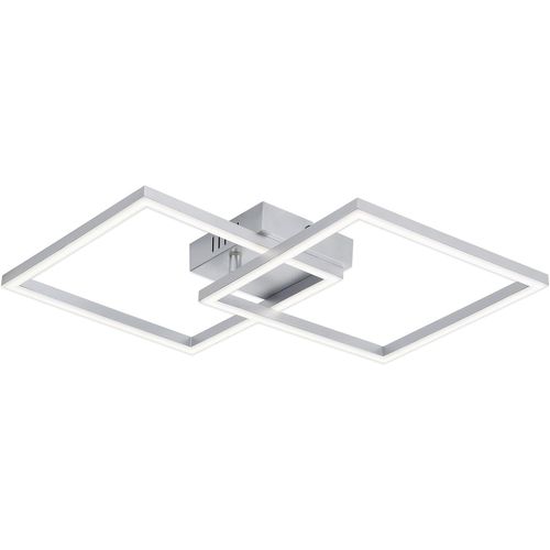 Plafonnier LED Pour Chambre à Coucher - Lampe De Chambre Argentée 24 W, Blanc Neutre 4000 K
