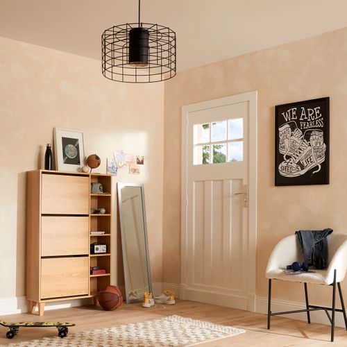 Suspension acier D. 38 cm MILLIGAN Noire