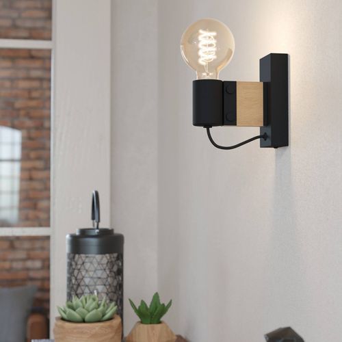 Applique murale H. 13,5 cm BAILRIGG Noire