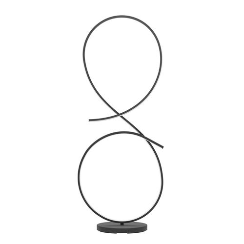 Lampadaire LED H. 107 cm SERPINS Noir