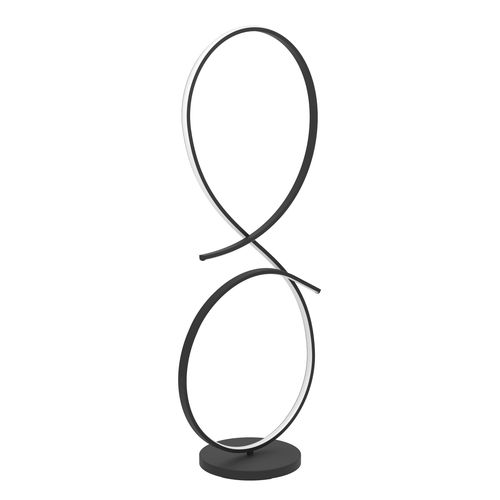 Lampadaire LED H. 107 cm SERPINS Noir