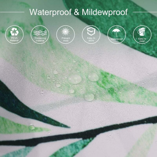 Rideau De Douche 150cm*180cm Rideaux Imperméable Résistant à La Moisissure En Tissu De Polyester