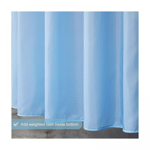 Rideau De Douche 180x200 Cm Imperméable Chic Dégradé Bleu Clair