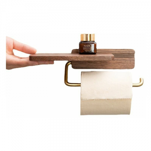 Porte-rouleau De Papier Toilette Porte-serviettes En Papier Toilette Mural Sans Poinçon Boîte