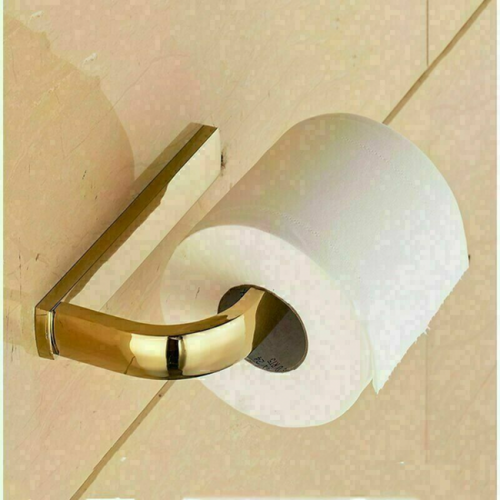 Porte Rouleau Papier Toilette Laiton Antique - Doré