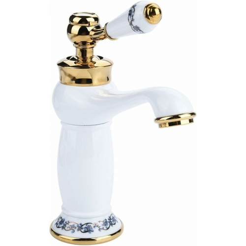 Robinet De Lavabo En Cuivre Antique - Blanc