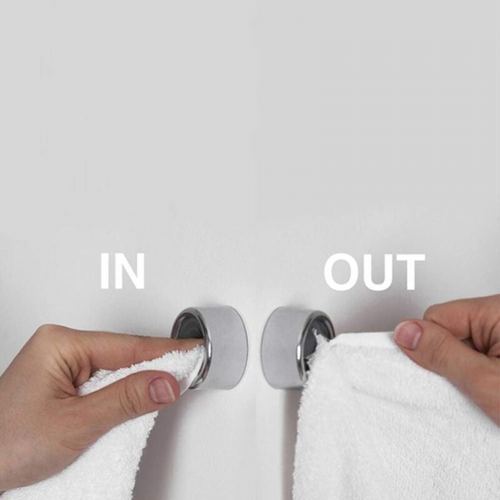 Lot De 6 Crochets à Ventouse Pour Salle De Bain, Armoire Et Penderie