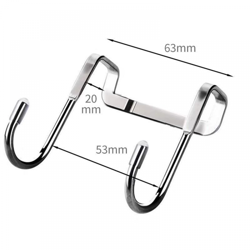 Crochet Douche-5 Pièces Crochet Porte Double,crochet Mural Cabine De Douche,pour Serviettes