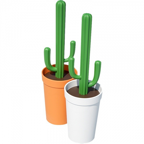 Ensemble De Brosses De Toilette Creative Cactus (sans Trous)