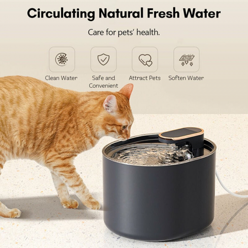 Fontaine à Eau Automatique Intelligente Pour Animaux De Compagnie, Faible Bruit, 3 L Pour Chats